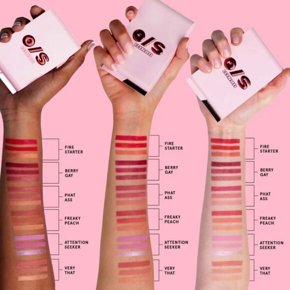 O/S One Size by Patrick Starrr Cheek Clapper 3D Blush Trio in Berry Gay - Picture 3 of 5